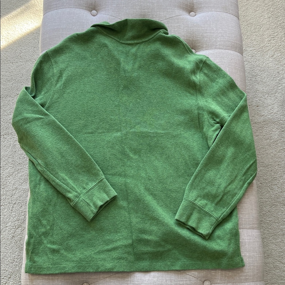 Polo by Ralph Lauren Green Quarter-Zip Sweater - Picture 4 of 6